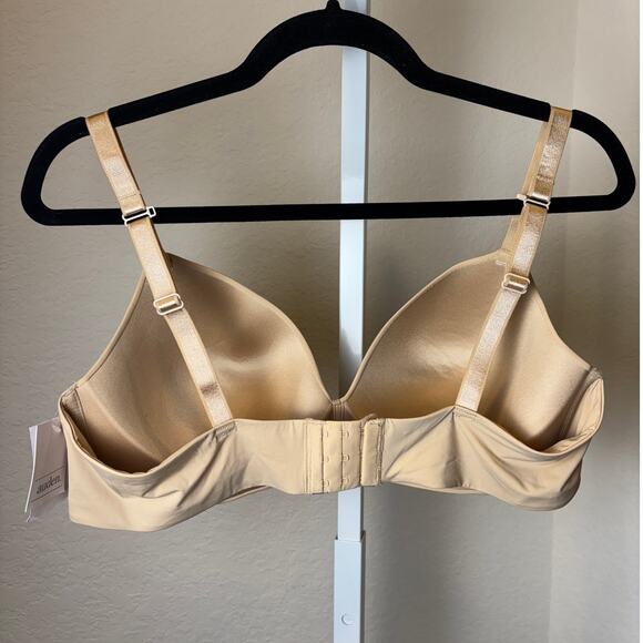 Auden The Bliss Beige Wirefree Lightly Lined Convertible Straps Bra 40C NWT - Picture 2 of 4